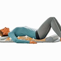 Image of user of the Beurer MG 280 Yoga & Stretch Mat