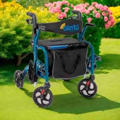 Image of Alerta ALT-R008 rollator outdoor