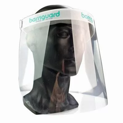 Display pf the Barriguard Face Shield Visor