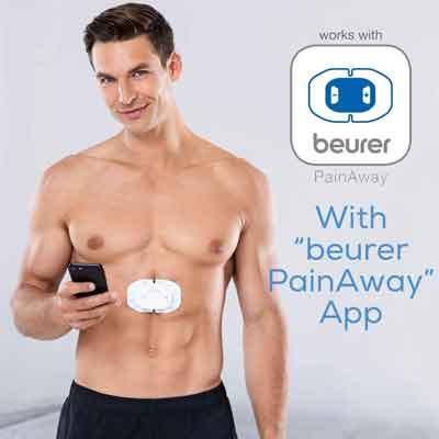 Image of a man using EM 70 with PainAway app