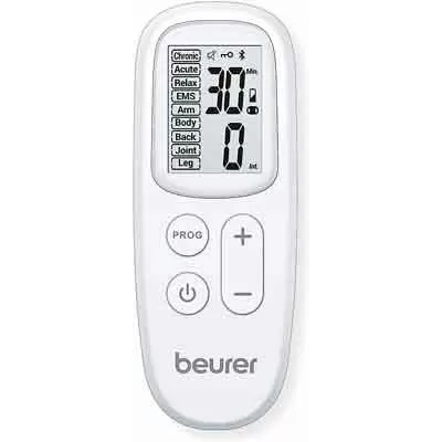 Image of remote control with display and control buttons