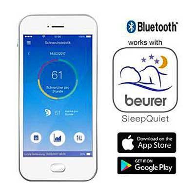 Image of SleepQuiet app on smartphone