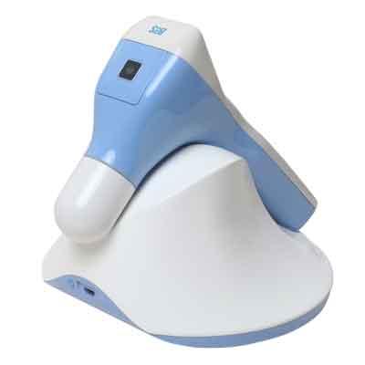 Image of bladder scanner BVS Pro W and charging cradle