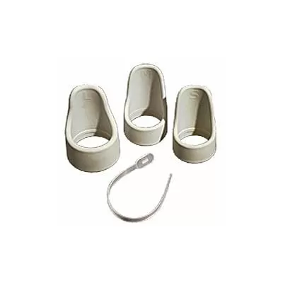 Image of 3 sizes of Contiform pessaries
