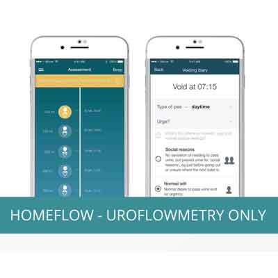 Image of Minze Patient app for uroflowmetry