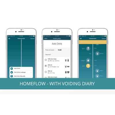 Image of Minze Patient app for uroflowmetry and bladder diary