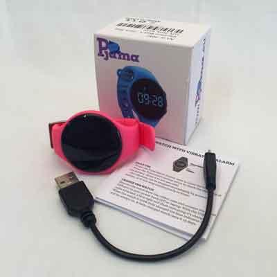 Image of Pjama Vibrating Alarm Watch kit in pink 