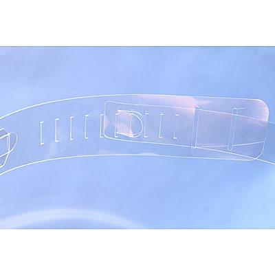 Image of an adjustable non-elastic Staysafe Visor strap 