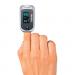 Image of the Beurer PO 40 Pulse Oximeter on a finger during use