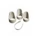 Image of 3 sizes of Contiform pessaries