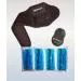 Image of VibraCool Extended Use unit, compression strap and 4-chamber ice pack   