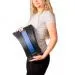 Image of woman displaying Back Stretch with removable foam stripe 