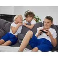 Image of kids in blue Pjama Bedwetting Garments