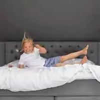 Image of a girl in Pjama Treatment Garment shorts